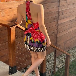 Boho Buffalo David Bitton t-strap dress